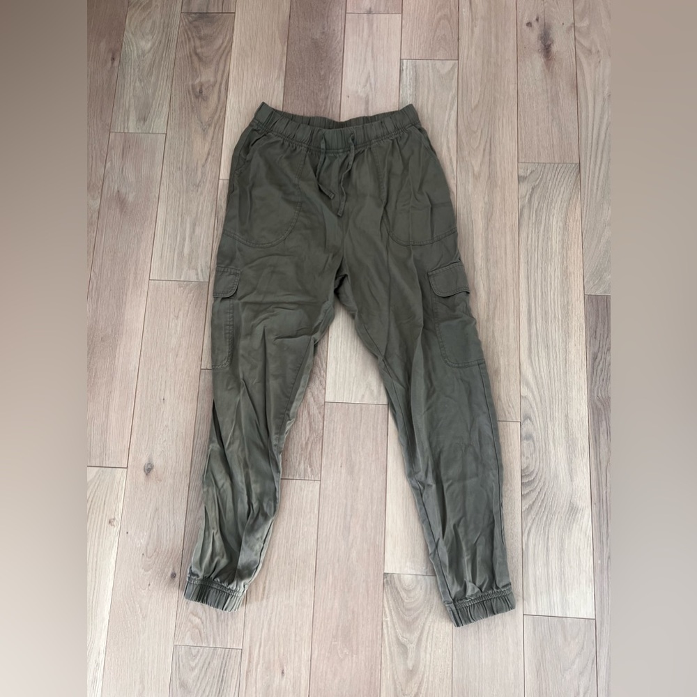 Army Green parachute pants